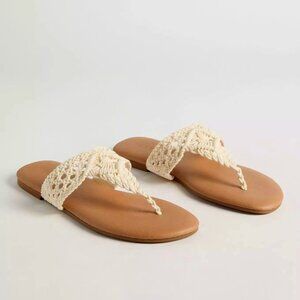 NWT Torrid Macrame Flip-Flop Size 8